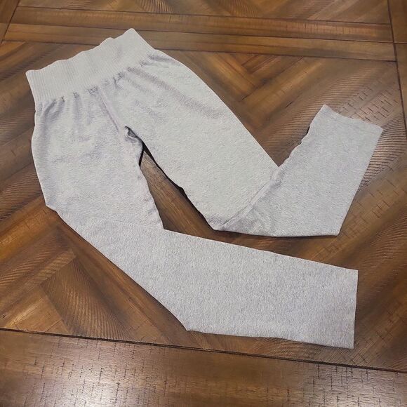 Free People Good Karma Heather Grey Leggings/Pants M/L - Picture 1 of 6
